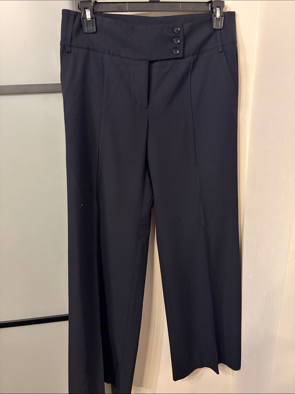 BCBG Classic Women's Black Straight-Leg Dress Pants size 10
